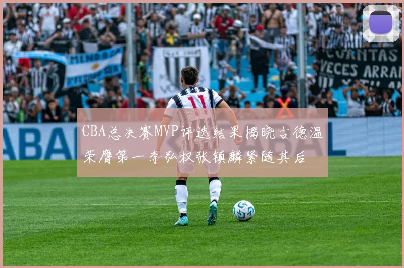 CBA总决赛MVP评选结果揭晓古德温荣膺第一李弘权张镇麟紧随其后